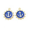 Eco-Friendly Stainless Steel Enamel Pendants STAS-C031-02G-01-1