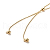 Round Beads Lariat Necklace for Girl Women NJEW-JN03709-4