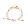 Natural Rose Quartz Rings RJEW-JR00897-03-4