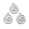 Non-Tarnish 304 Stainless Steel Pendants STAS-E176-15P-2