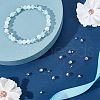 Beebeecraft 40Pcs 4 Size Faceted Round 925 Sterling Silver Spacer Beads STER-BBC0006-17-4