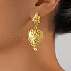 304 Stainless Steel Dangle Stud Earrings TW1910-2-1