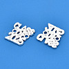 Alloy Class of 2025 Connector Charms PALLOY-T090-37S-2