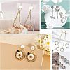 Unicraftale PVD Vacuum Plating 304 Stainless Steel Stud Earring Findings STAS-UN0015-72-5