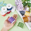 SUNNYCLUE 9 Rolls 9 Colors Nylon Chinese Knot Cord NWIR-SC0001-06-3