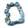 Natural Blue Apatite Beads Strands G-S386-C11-3