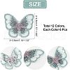  72Pcs 12 Colors Lace Embroidery Costume Accessories OCOR-NB0001-35-4
