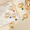 304 Stainless Steel Open Cuff Finger Ring RJEW-UN00023-2