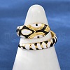 304 Stainless Steel Adjustable Cuff Rings RJEW-Q015-01G-F-4