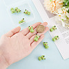 GOMAKERER 10Pcs Handmade Lampwork Beads LAMP-GO0001-17-3