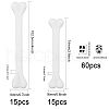 CHGCRAFT 3 Bags Plastic Bone KY-CA0001-48-2