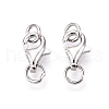 Anti-Tarnish 925 Sterling Silver Lobster Claw Clasps STER-N016-38P-1