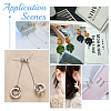 Unicraftale 200Pcs 2 Styles Iron & 304 Stainless Steels Stud Earring Findings FIND-UN0003-46-6