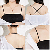 GOMAKERER 6 Pairs 3 Colors Nylon Non-slip Bra Straps FIND-GO0002-52-4