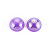 ABS Plastic Imitation Pearl Cabochons OACR-S025-8mm-14-3