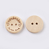 Wooden Buttons BUTT-K007-08C-3