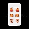 Thanksgiving Stud Earrings Set EJEW-U016-01P-01-1