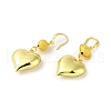 Rack Plating Brass Texture Round Dangle Earrings EJEW-C090-05G-2