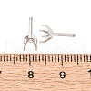 304 Stainless Steel Stud Earring Findings STAS-B091-02B-05P-3