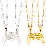 ANATTASOUL 4Pcs 2 Colors Alloy Game Controller Magnetic Matching Pendant Necklaces Set NJEW-AN0001-29-1