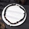 201 Stainless Steel Bat Pendant Necklaces NJEW-TA00156-2