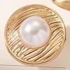 Vintage Metal Pearl Adjustable Finger Rings for Women QG5501-13-1