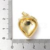 Brass Micro Pave Cubic Zirconia Pendants X-KK-P290-62G-3