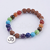 Yoga Chakra Jewelry BJEW-L620-01-2