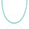 11 Colors Acrylic Opaque Cable Chains PACR-CJ0001-12-7