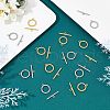 Unicraftale 16 Sets 2 Colors 304 Stainless Steel Toggle Clasps STAS-UN0036-68-3