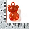 Transparent Printed Acrylic Pendants OACR-E043-01-3