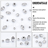 Unicraftale 18Pcs 3 Style 304 Stainless Steel Corrugated Beads STAS-UN0031-11-4