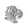 Brass Adjustable Cuff Rings for Women FS-WGE7B51-01-5