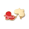 Brass Enamel Pendants KK-Q098-18G-A-2