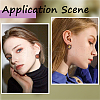 SUNNYCLUE 40Pcs Wooden Stud Earring Findings FIND-SC0008-96B-5