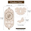 CREATCABIN DIY Poplar Wood Dowsing Pendulum Holders HJEW-CN0001-23F-2