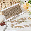 GOMAKERER 10 Yards Milk Fiber Lace Trim OCOR-GO0001-06-7