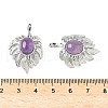 Natural Amethyst Pendants G-L623-04P-06-3