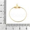 Rack Plating Brass Ring Hoop Earrings KK-L125-01G-3