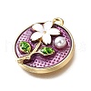 Alloy Enamel Pendants ENAM-K076-10A-G-2