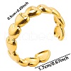Minimalist Heart 304 Stainless Steel Cuff Rings GA7570-2-1