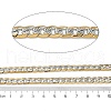 304 Stainless Steel Two Tone Curb Chains Unwelded CHS-Z005-04GP-3