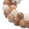 Natural Multi-Moonstone Beads Strands G-J157-8mm-06-4