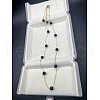 Stainless Steel & Imitation Pearl Round Link Chain Necklaces for Women WGE4439-05-1