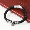 Braided Microfiber Leather Cord Bracelets BJEW-D304-08AS-5