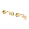 Alloy Clip-on Earring Findings FIND-L015-011G-2