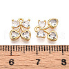 Brass Micro Pave Cubic Zirconia Charms KK-N261-94B-G-3