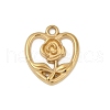 304 Stainless Steel Pendants STAS-D366-07C-G-1