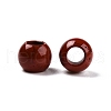 Natural Red Jasper European Beads G-T092-10mm-25-2