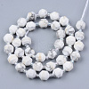 Natural Howlite Beads Strands G-R482-32-8mm-2